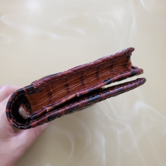 Brahmin Debra Wallet Wristlet in Classic Pecan Melbourne - Picture 16 of 16